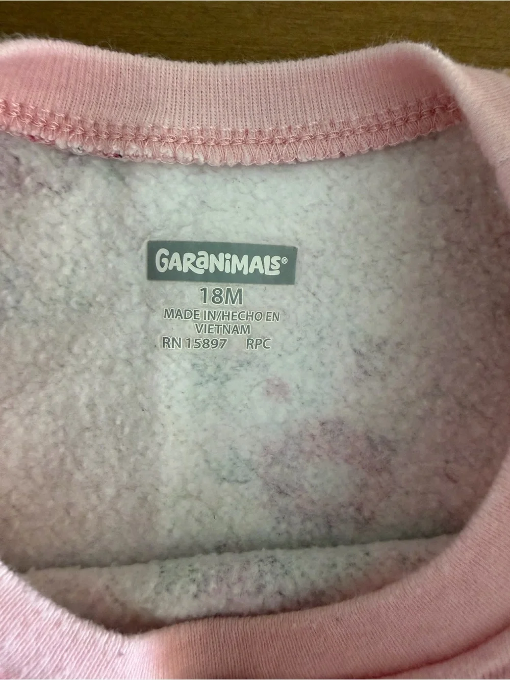 Garanimals Pink Floral Crewneck Sweatshirt Size 18M